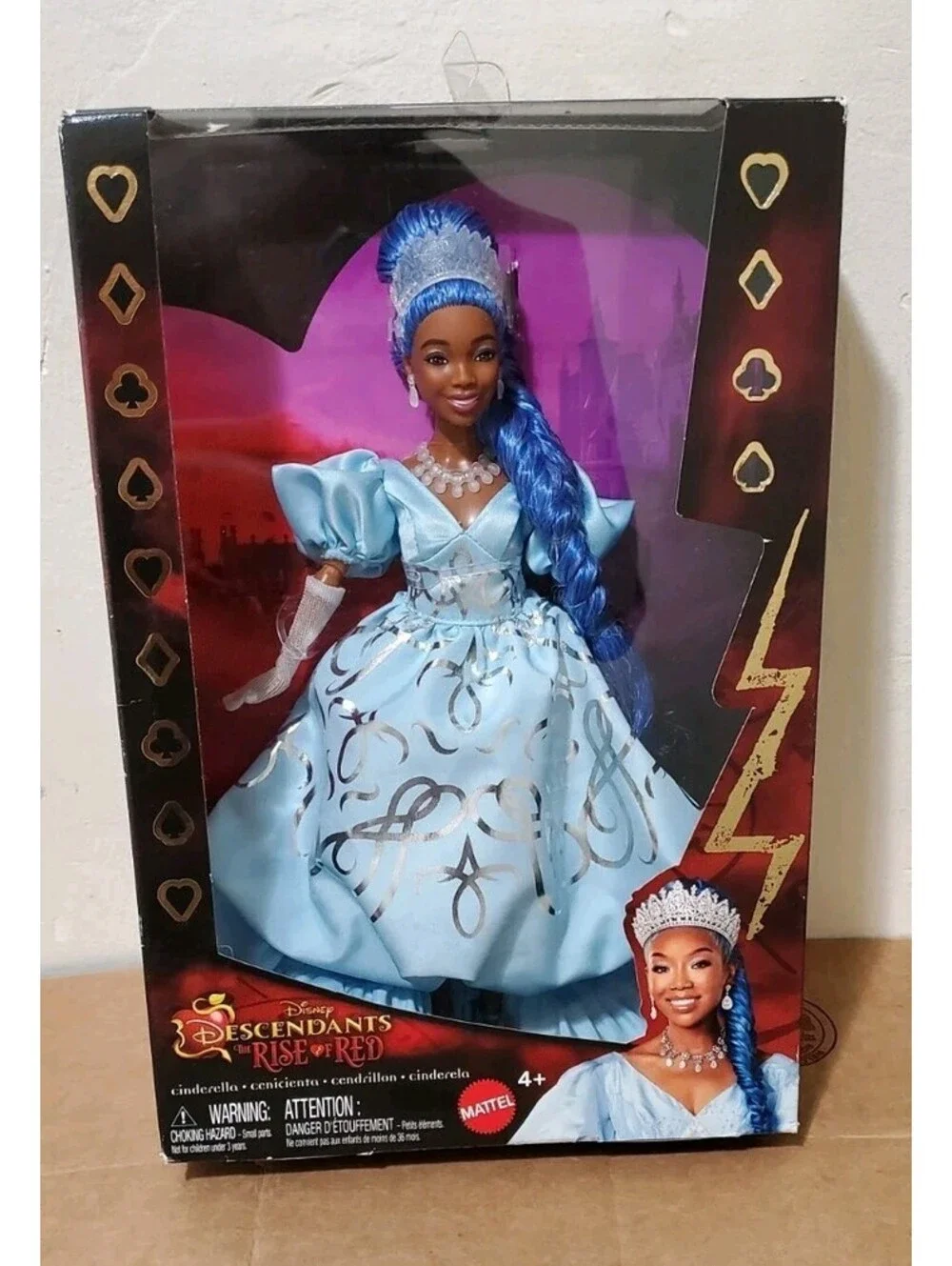 Disney Descendants: The Rise of Red Cinderella Doll (Brandy) - Mattel HWV08 NIB